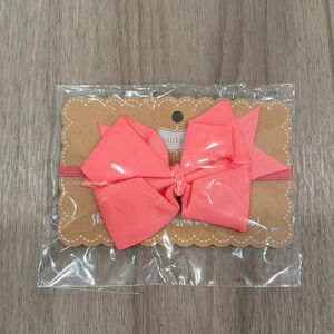 Mud Pie Baby Girls' Hot Pink Bow Headband, One Size